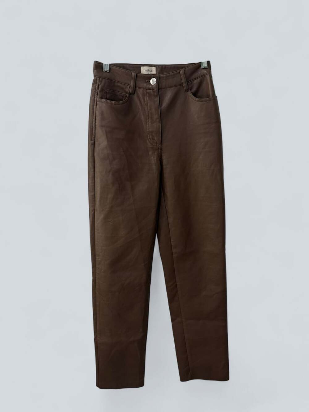 Wilfred Leather Pants Size 00 Brown